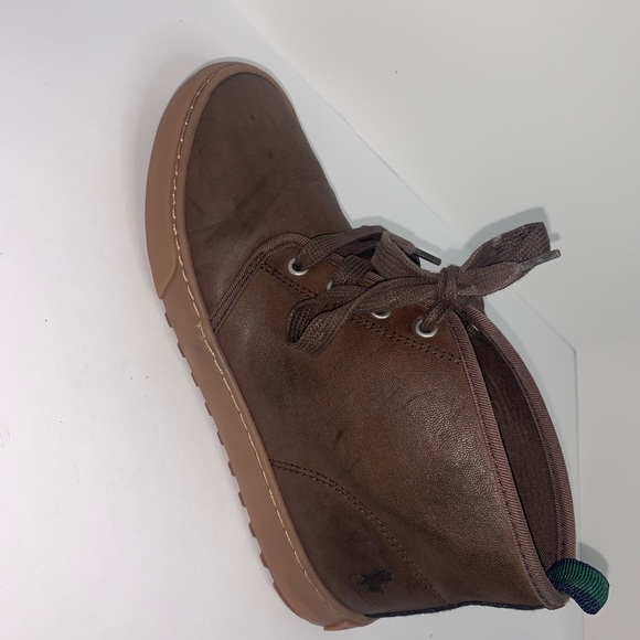 Polo Ralph Lauren boys brown leather boots sz.5 - Picture 12 of 13